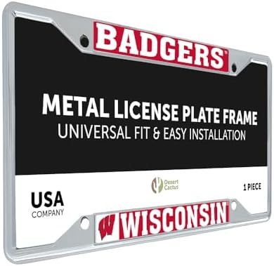 Wisconsin Badgers License Plate Frame